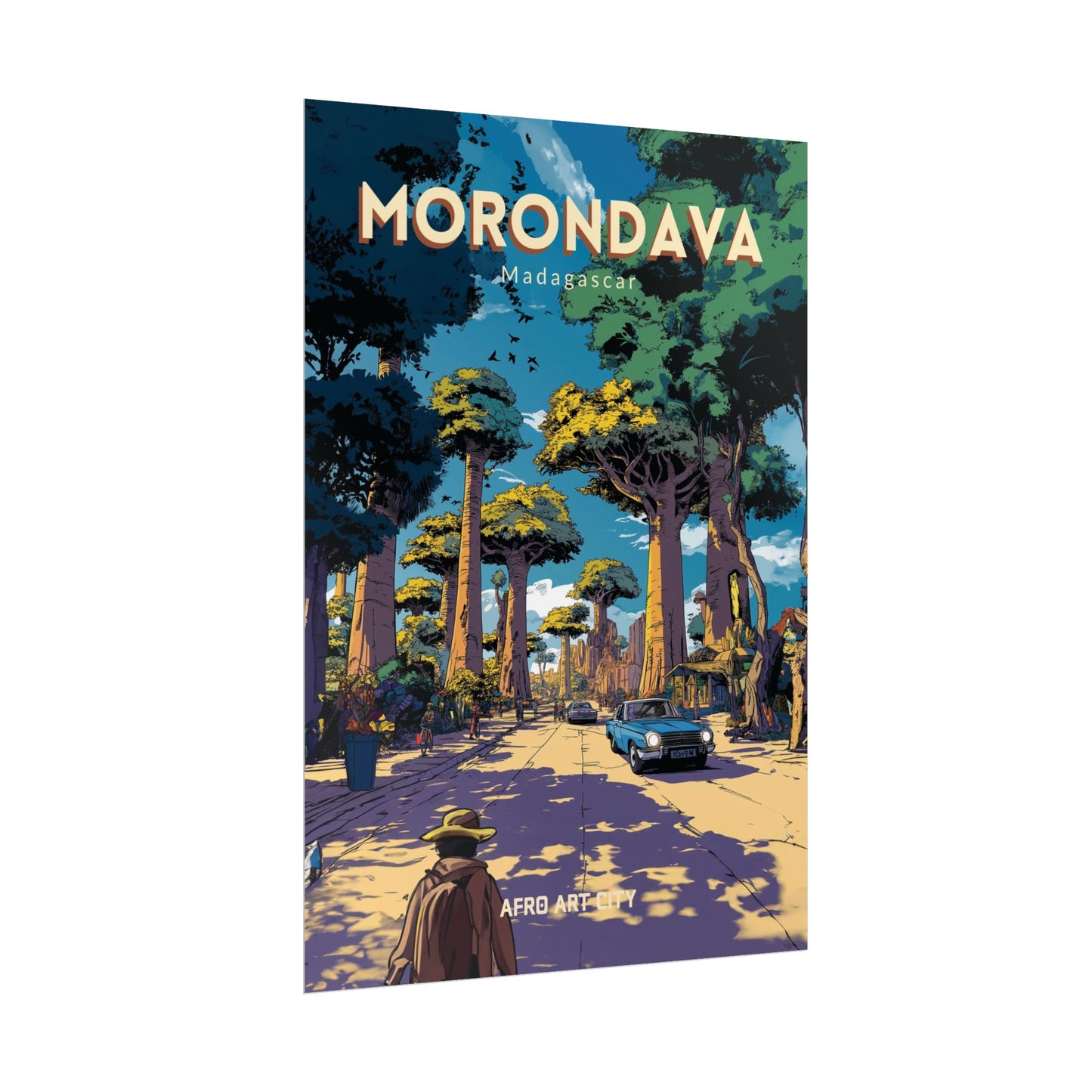 🇲🇬 Madagascar - Morondava｜Poster