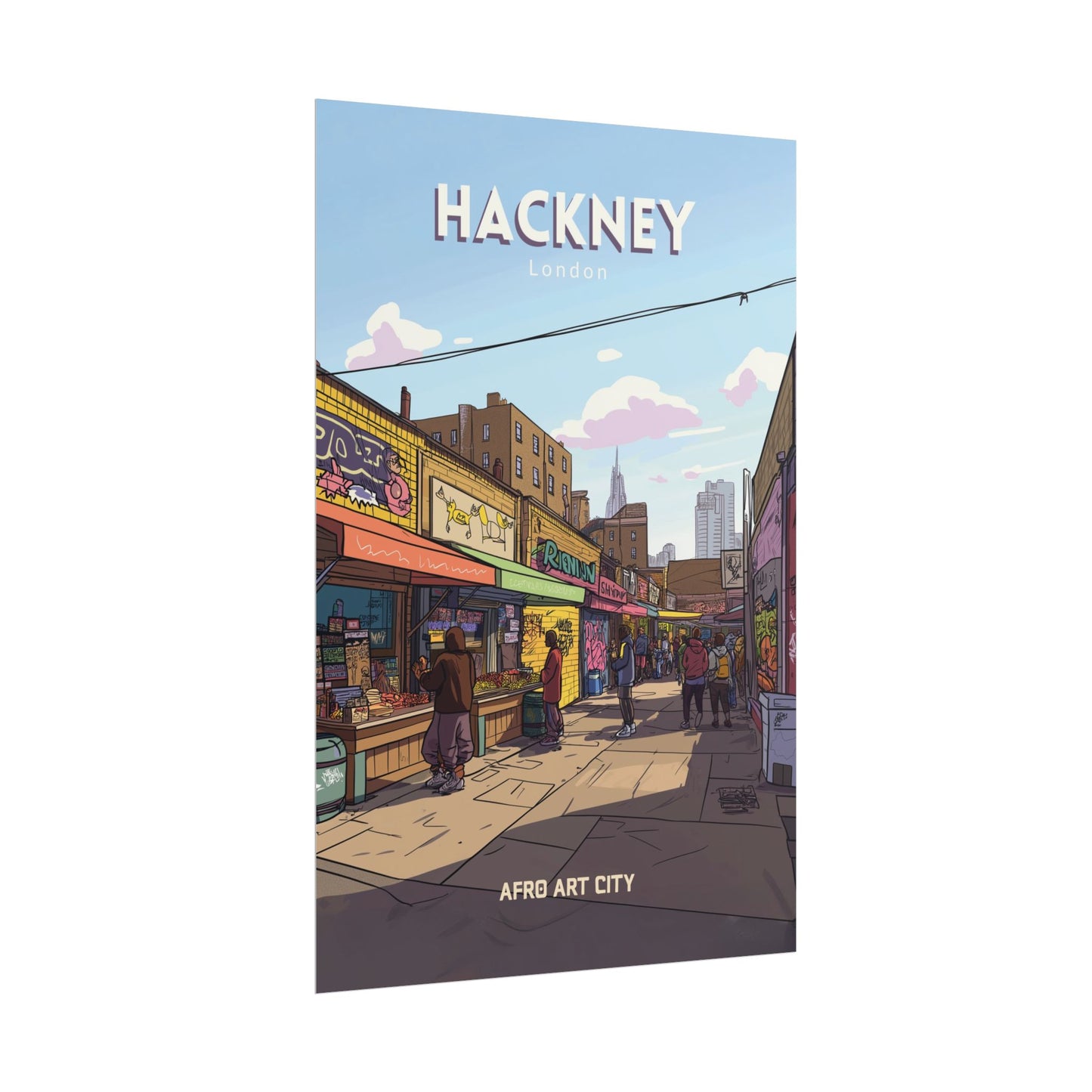 🇬🇧 United Kingdom - Hackney ｜ Poster