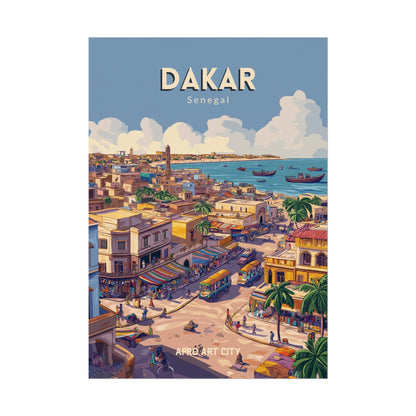 🇸🇳 Senegal - Dakar｜Poster