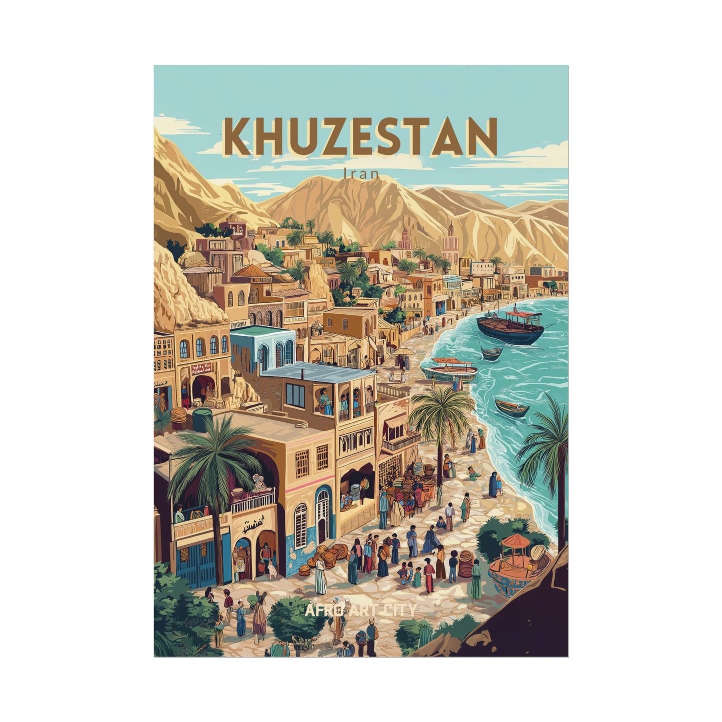 🇮🇷 Iran Khuzestan ｜ Poster