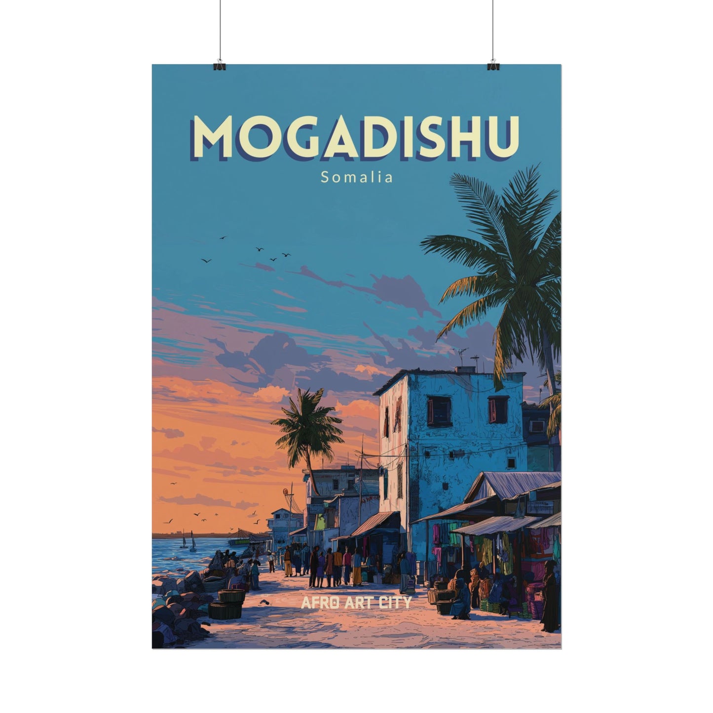 Somalia - Mogadishu ｜ Poster