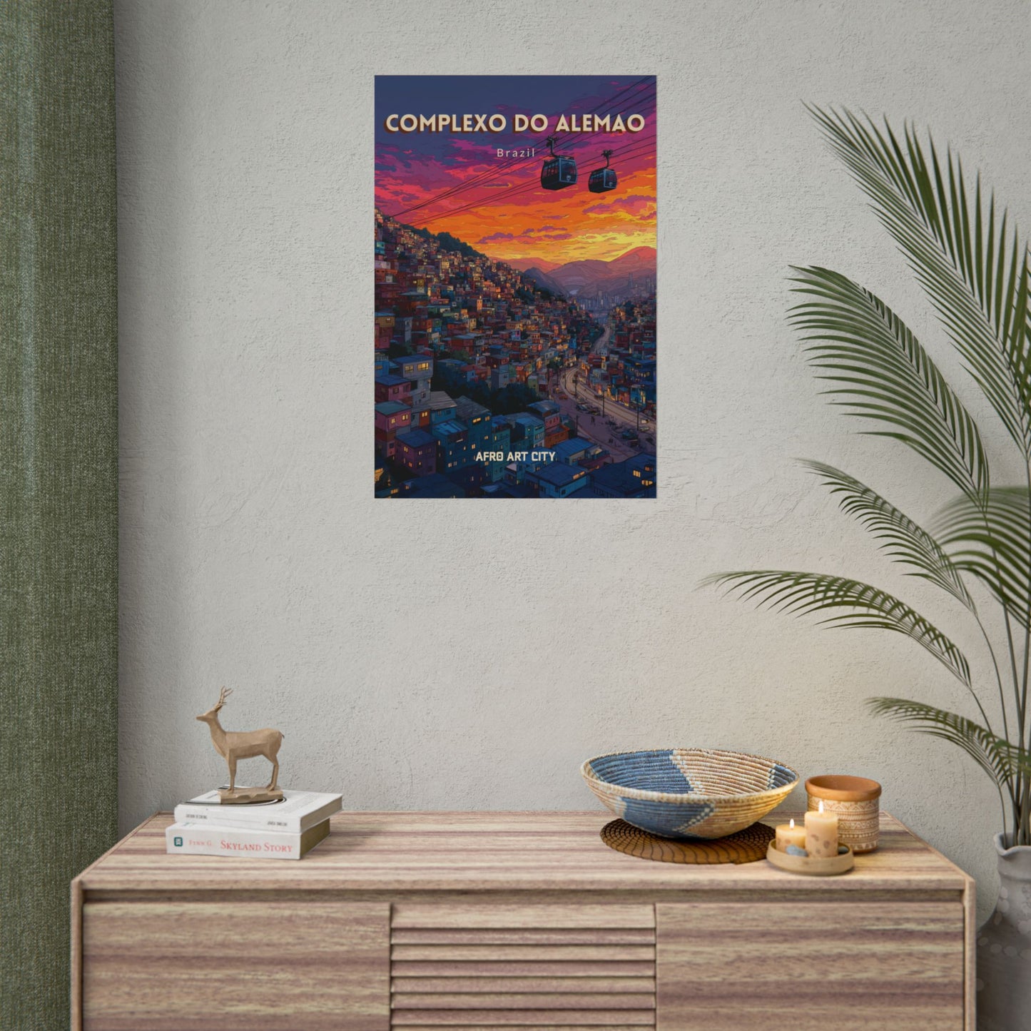 Brazil - Rio de Janeiro, Complexo do Alemao ｜ Poster