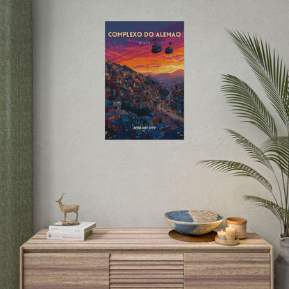 Brazil - Rio de Janeiro, Complexo do Alemao ｜ Poster