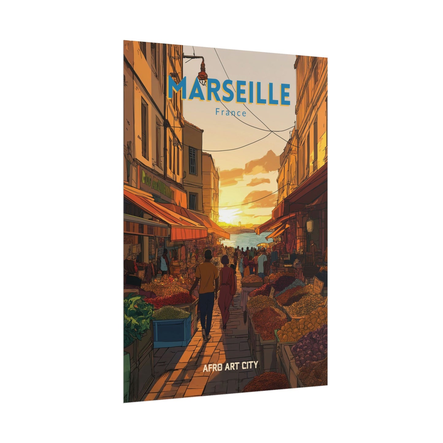 🇫🇷 France - Marseille ｜ Poster