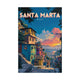 Brazil - Rio de Janeiro, Santa Marta｜Poster