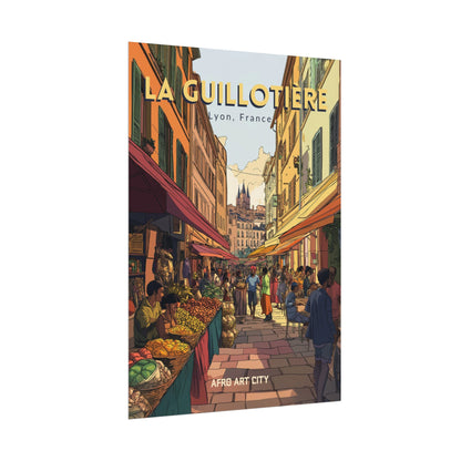 🇫🇷 France - La Guillotière, Lyon ｜ Poster