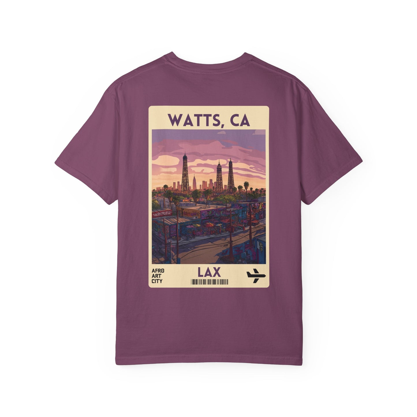United States - California, Watts | Heritage Travel T-Shirt