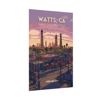 🇺🇸 United States - Watts, CA ｜ Poster