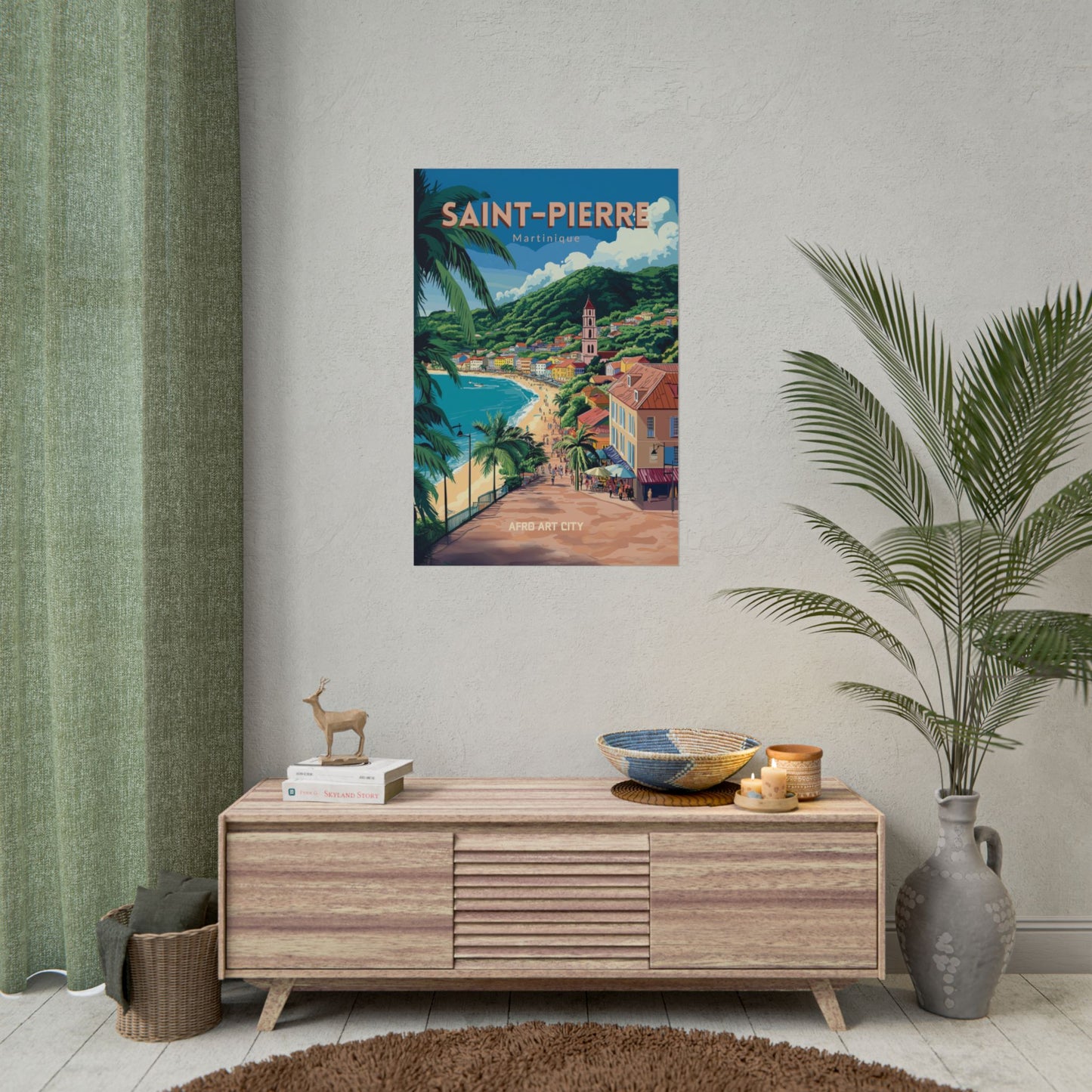 Martinique - Saint-Pierre ｜ Poster