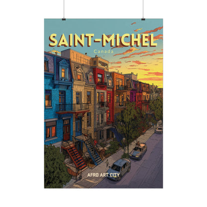 Canada - Quebec, Montreal, Saint-Michel｜Poster