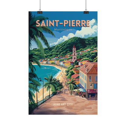 Martinique - Saint-Pierre ｜ Poster
