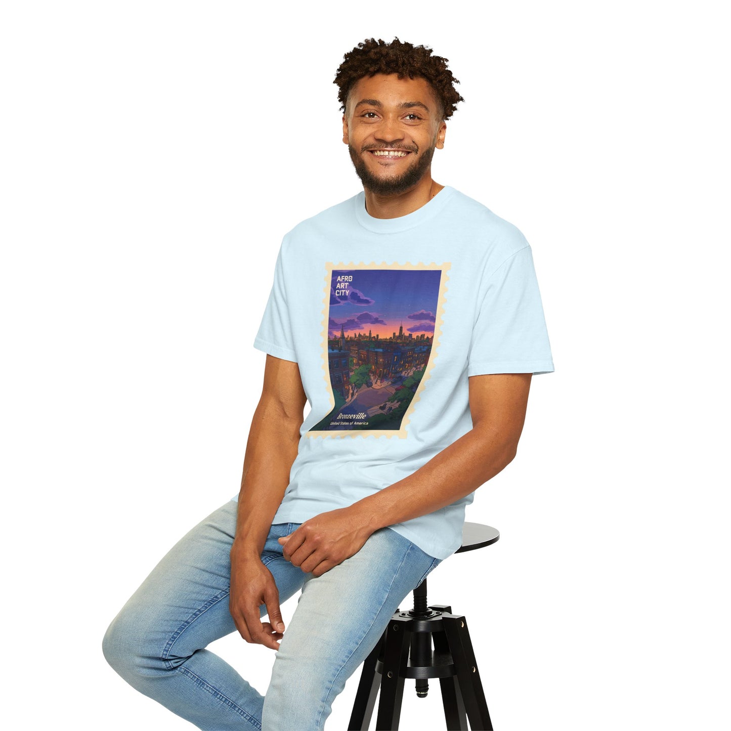 United States - Illinois, Bronzeville | Postcards Travel T-Shirt
