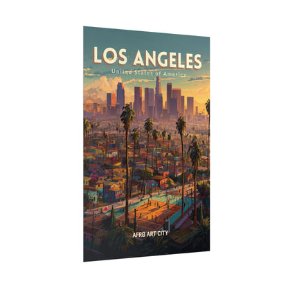 🇺🇸 United States of America - Los Angeles, CA ｜ Poster