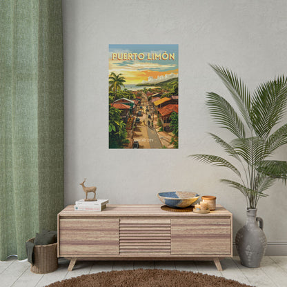 🇨🇷 Puerto Limón - Costa Rica ｜ Poster