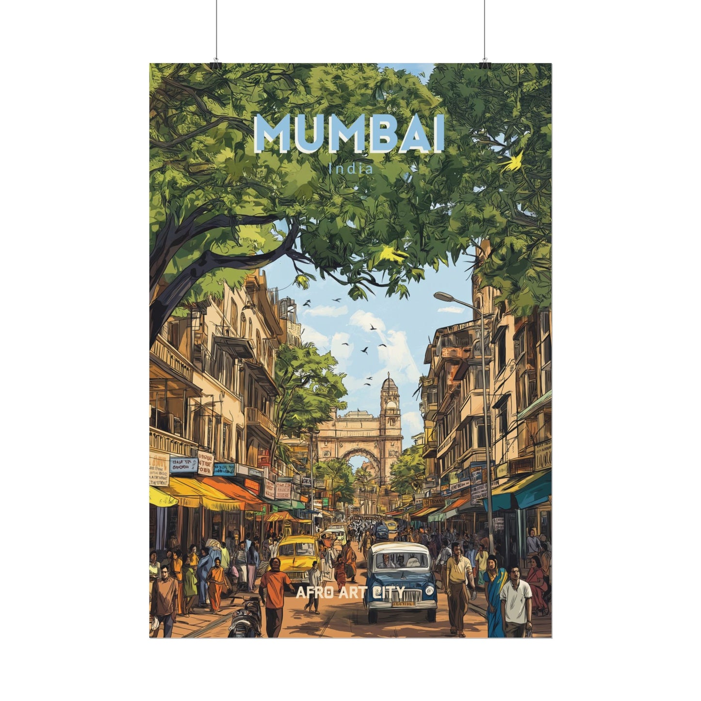 🇮🇳 India - Mumbai ｜ Poster