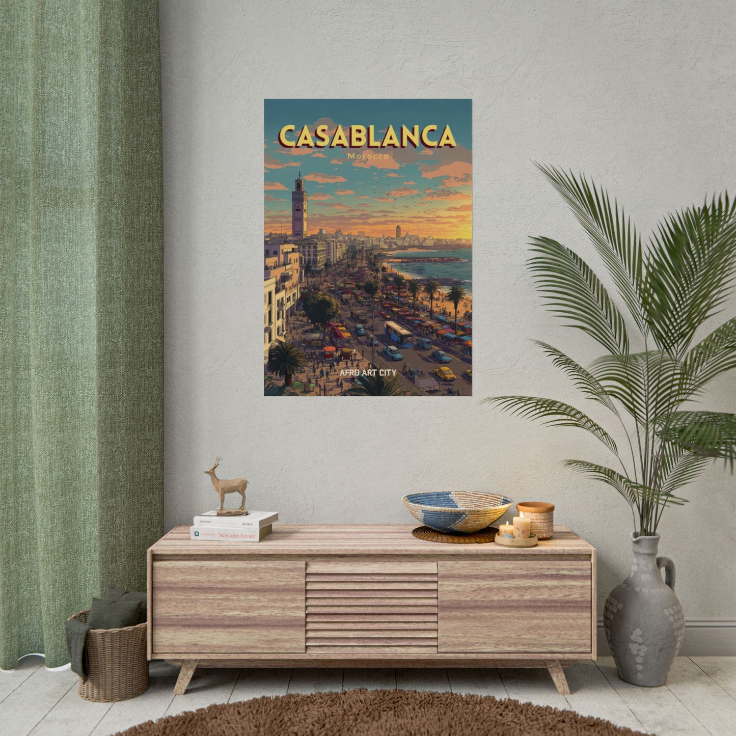 🇲🇦 Casablanca - Maroc ｜ Affiche