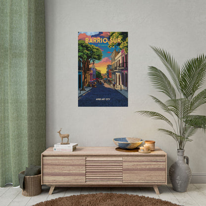 🇺🇾 Uruguay - Barrio Sur, Montevideo ｜ Poster