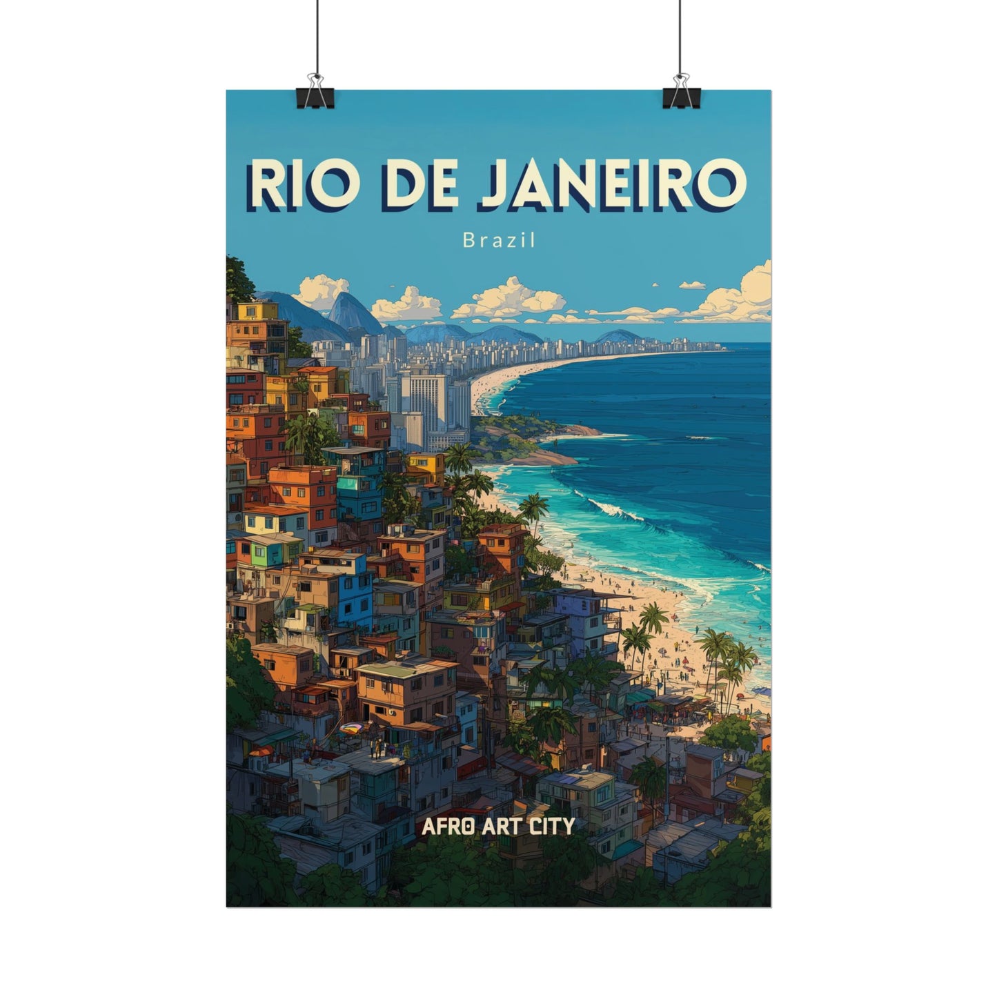 🇧🇷 BRAZIL - Rio de Janeiro ｜ Poster