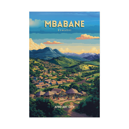 🇸🇿 Eswatini - Mbabane ｜ Poster