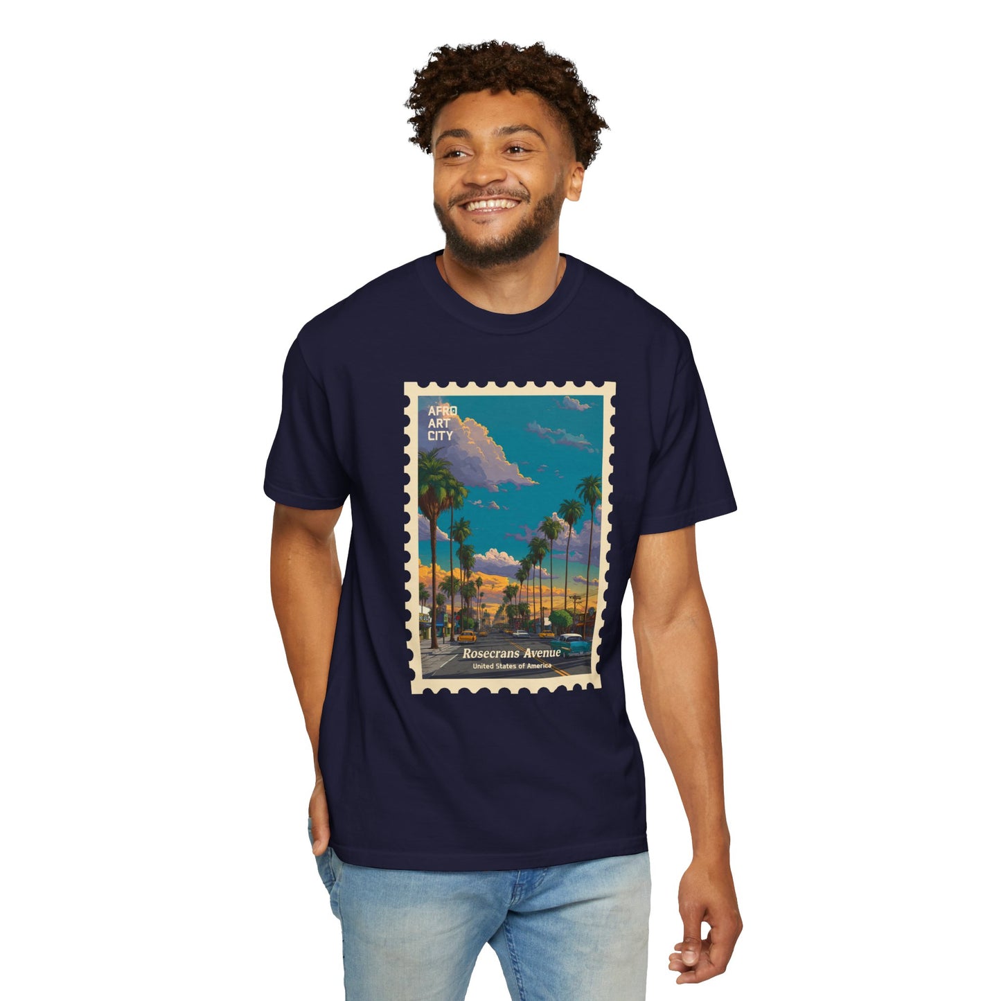 United States - California, Rosecrans Avenue | Postcards Travel T-Shirt