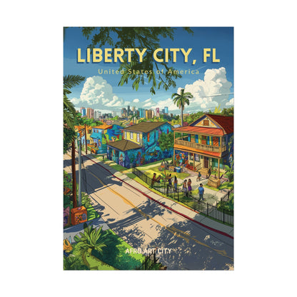 🇺🇸 United States - Liberty City, FL ｜ Poster