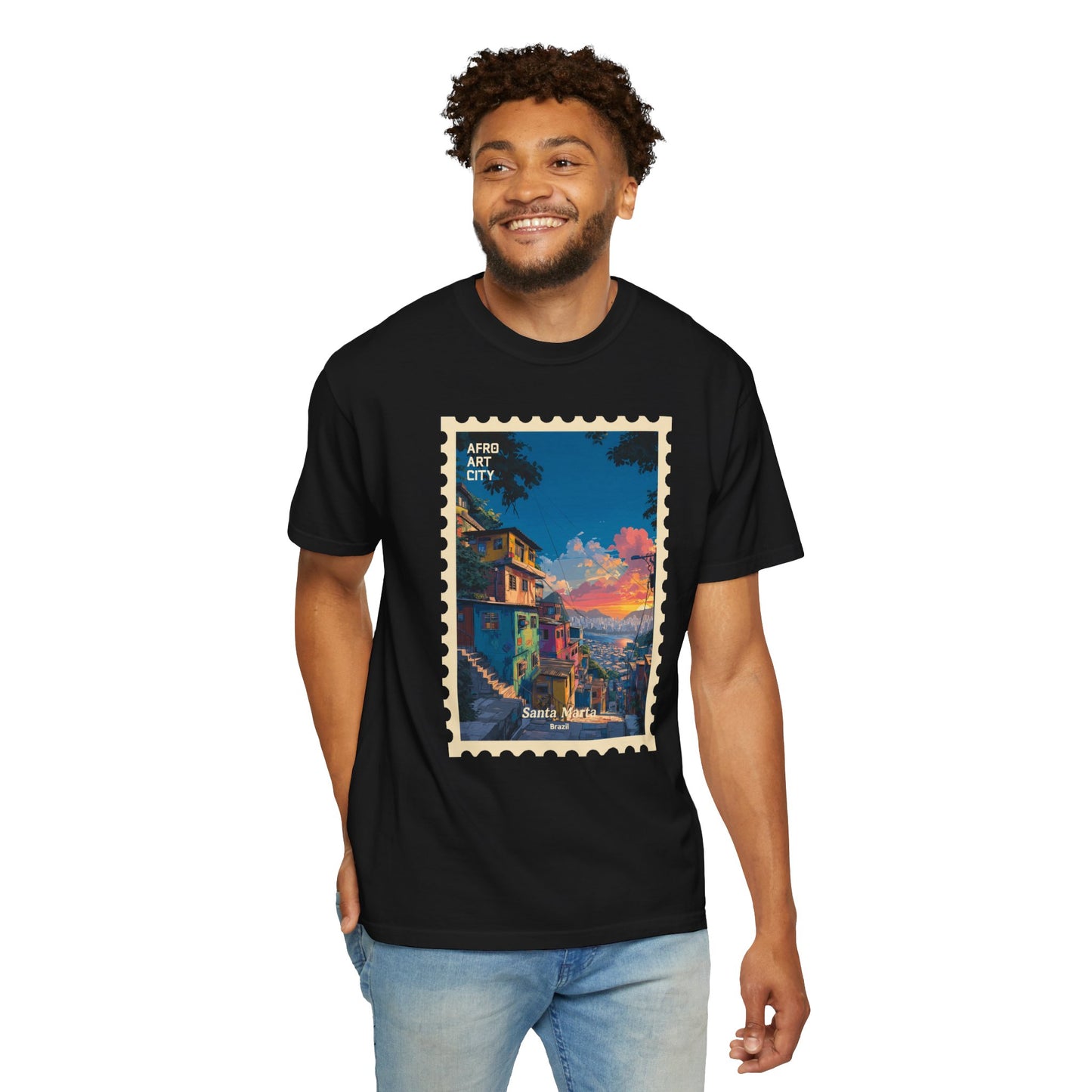 Brazil - Rio de Janeiro, Santa Marta | Postcards Travel T-Shirt