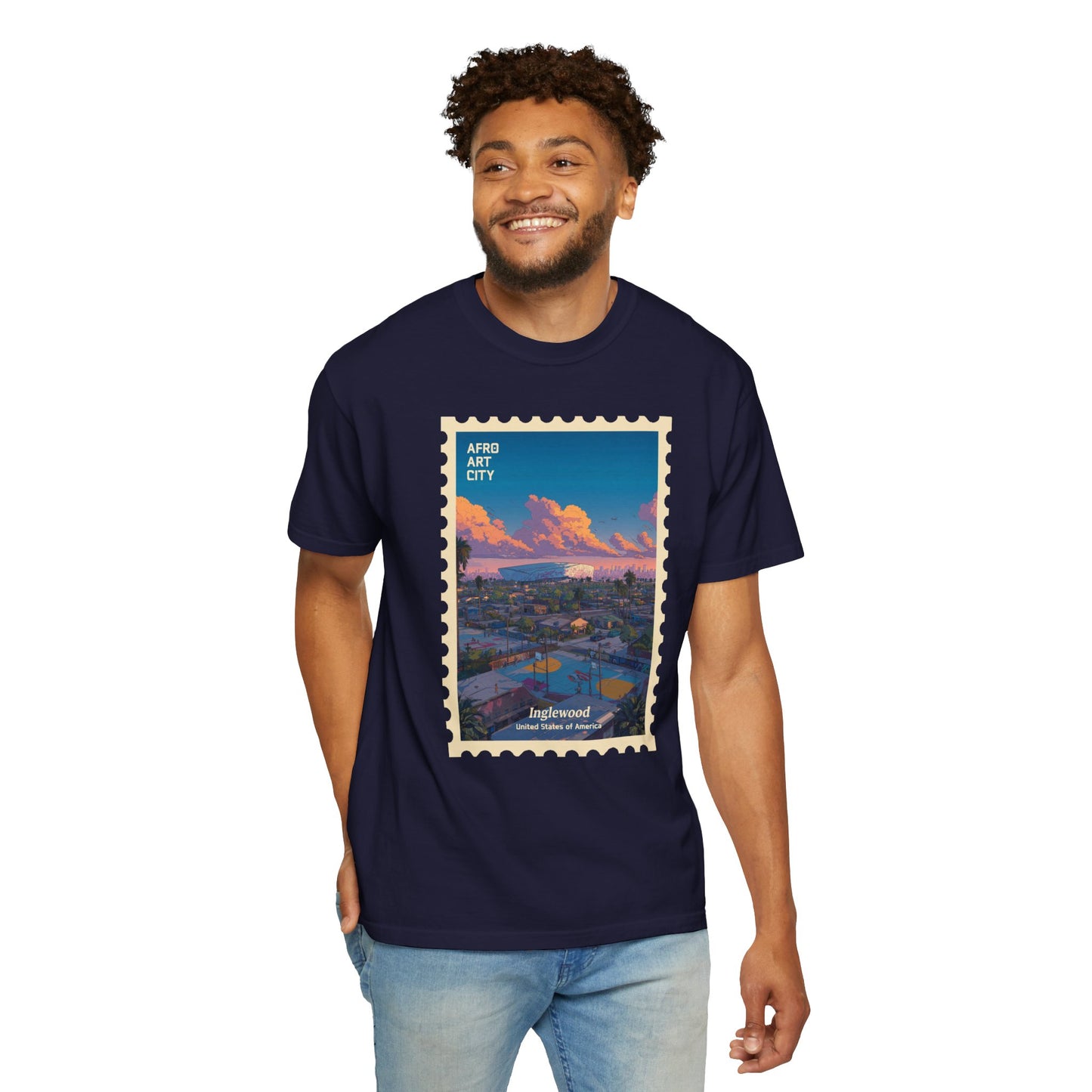 United States - California, Inglewood | Postcards Travel T-Shirt