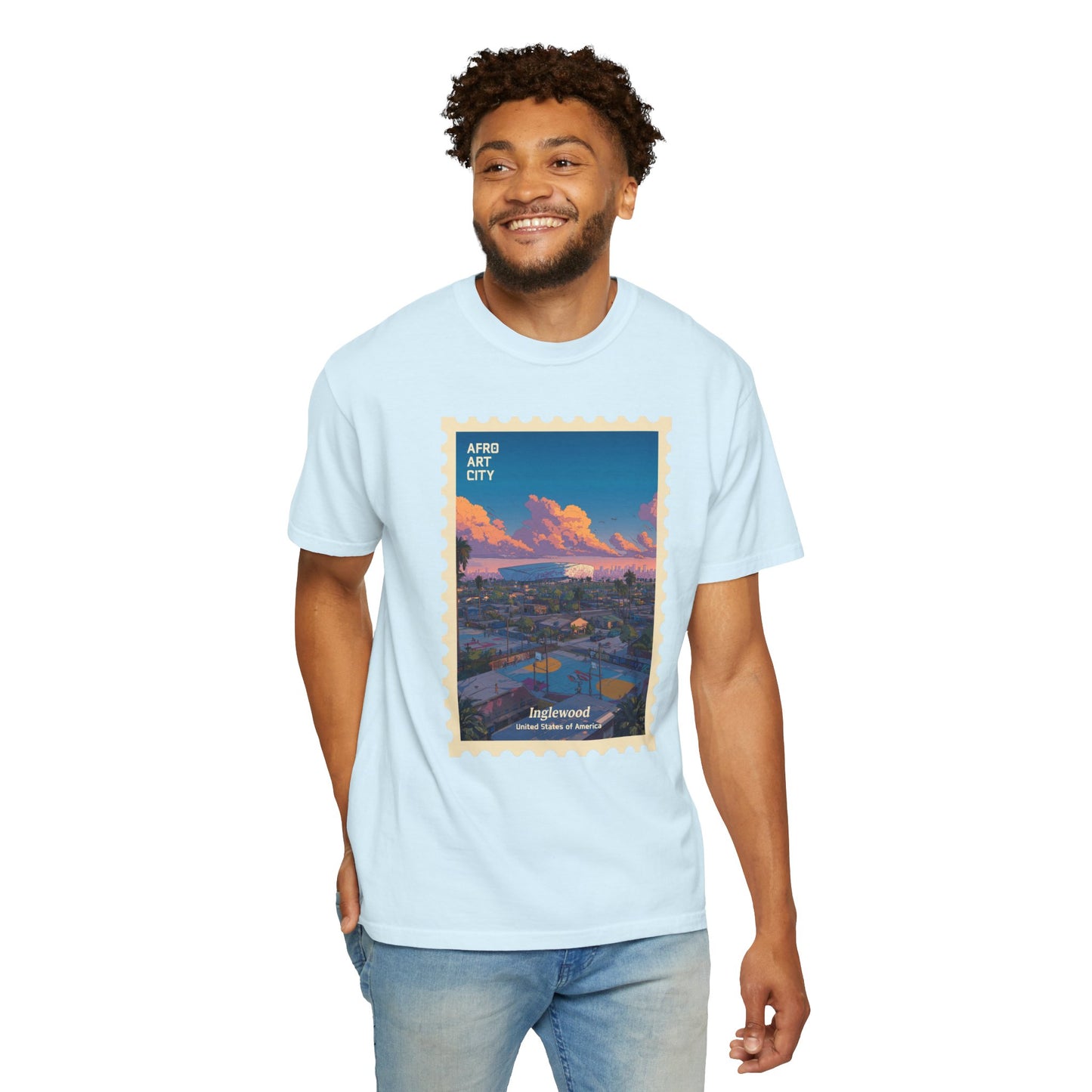 United States - California, Inglewood | Postcards Travel T-Shirt