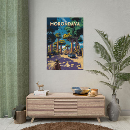 🇲🇬 Madagascar - Morondava｜Poster