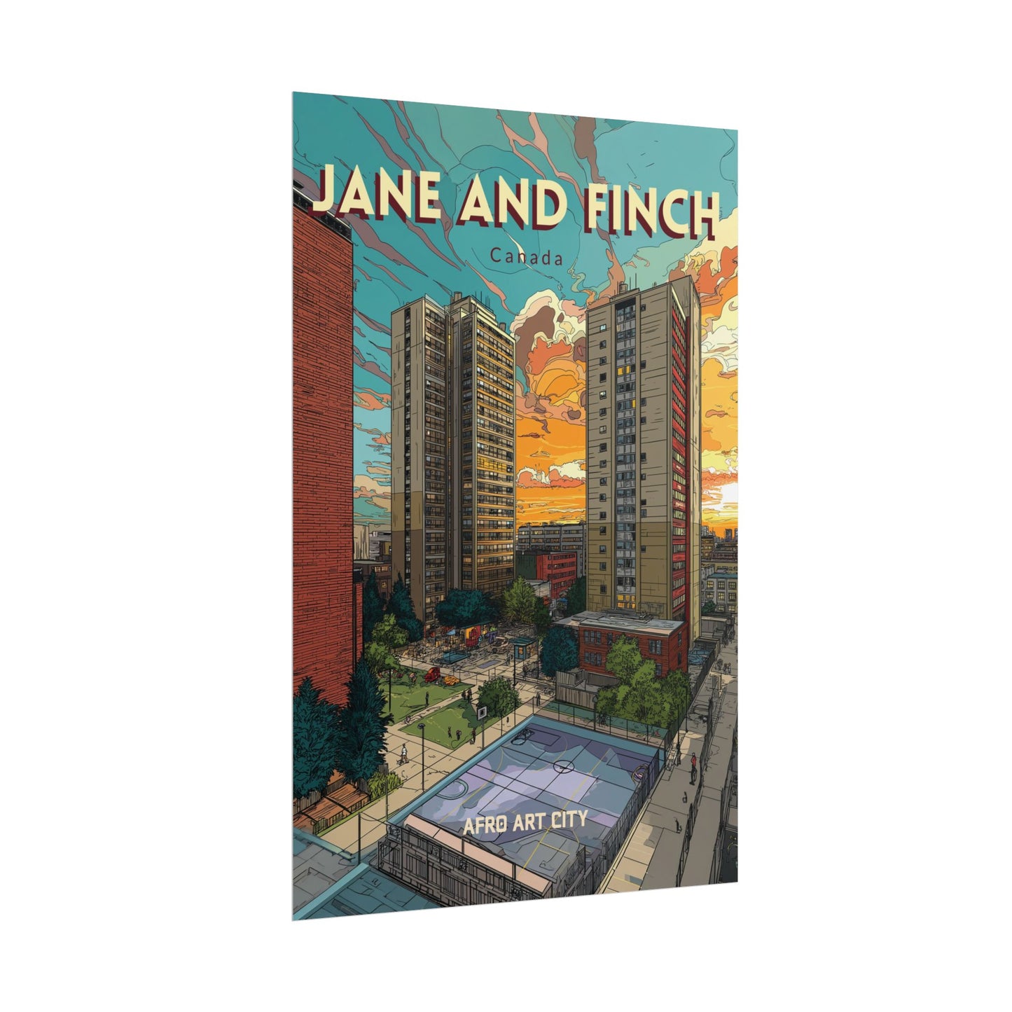 Canada - Ontario, Toronto, Jane and Finch｜Poster