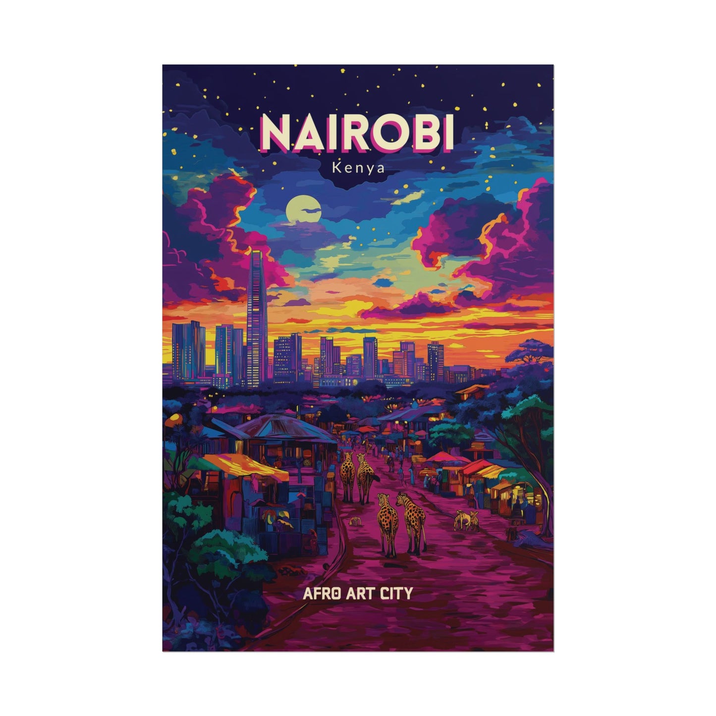 🇰🇪 Kenya - Nairobi ｜ Poster