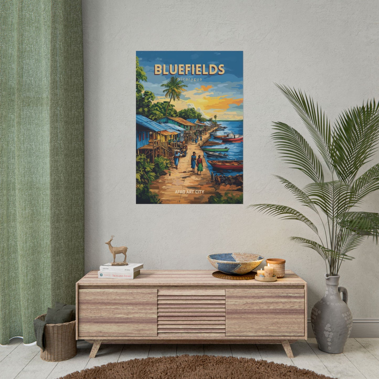 🇳🇮 Nicaragua - Bluefields ｜ Poster
