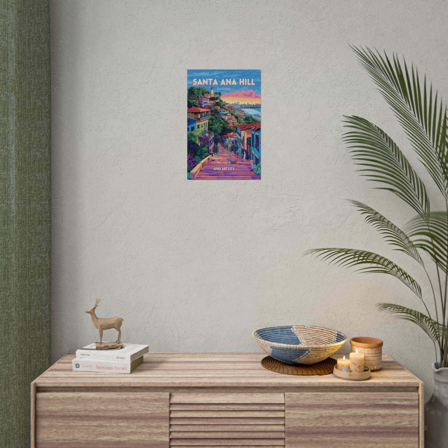 🇪🇨 Ecuador - Santa Ana Hill ｜ Poster