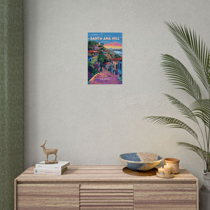 🇪🇨 Ecuador - Santa Ana Hill ｜ Poster