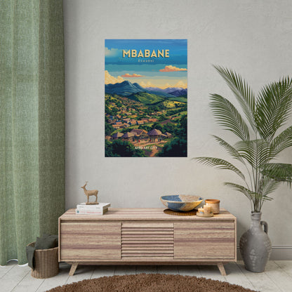 🇸🇿 Eswatini - Mbabane ｜ Poster