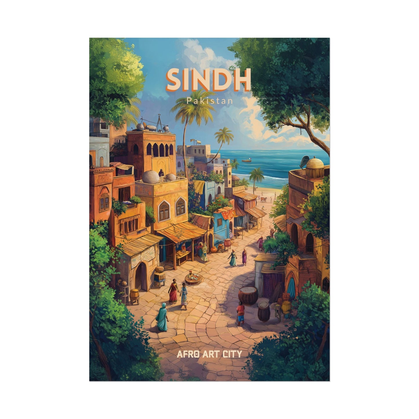 🇵🇰 Pakistan - Sindh ｜ Poster