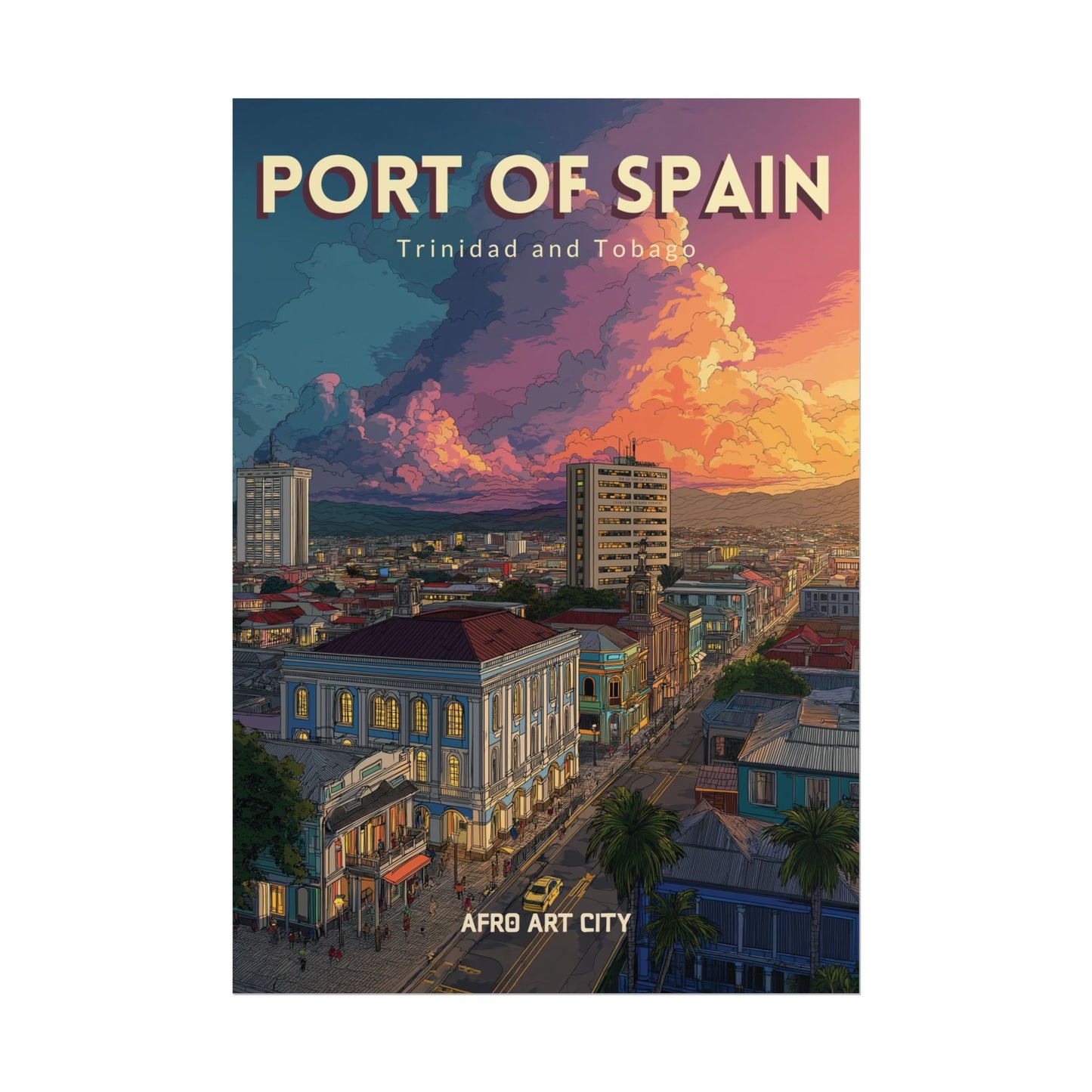 Trinidad and Tobago - Port of Spain ｜ Poster