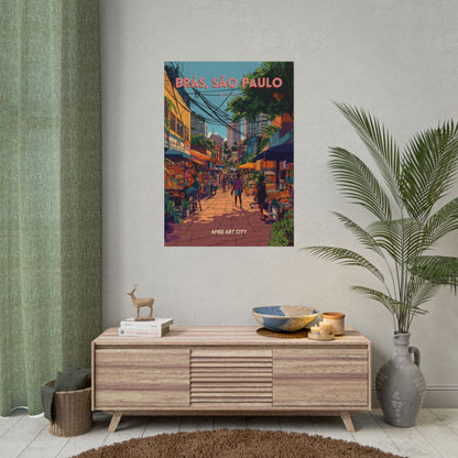 🇧🇷 Brazil - Brás (São Paulo) ｜ Poster