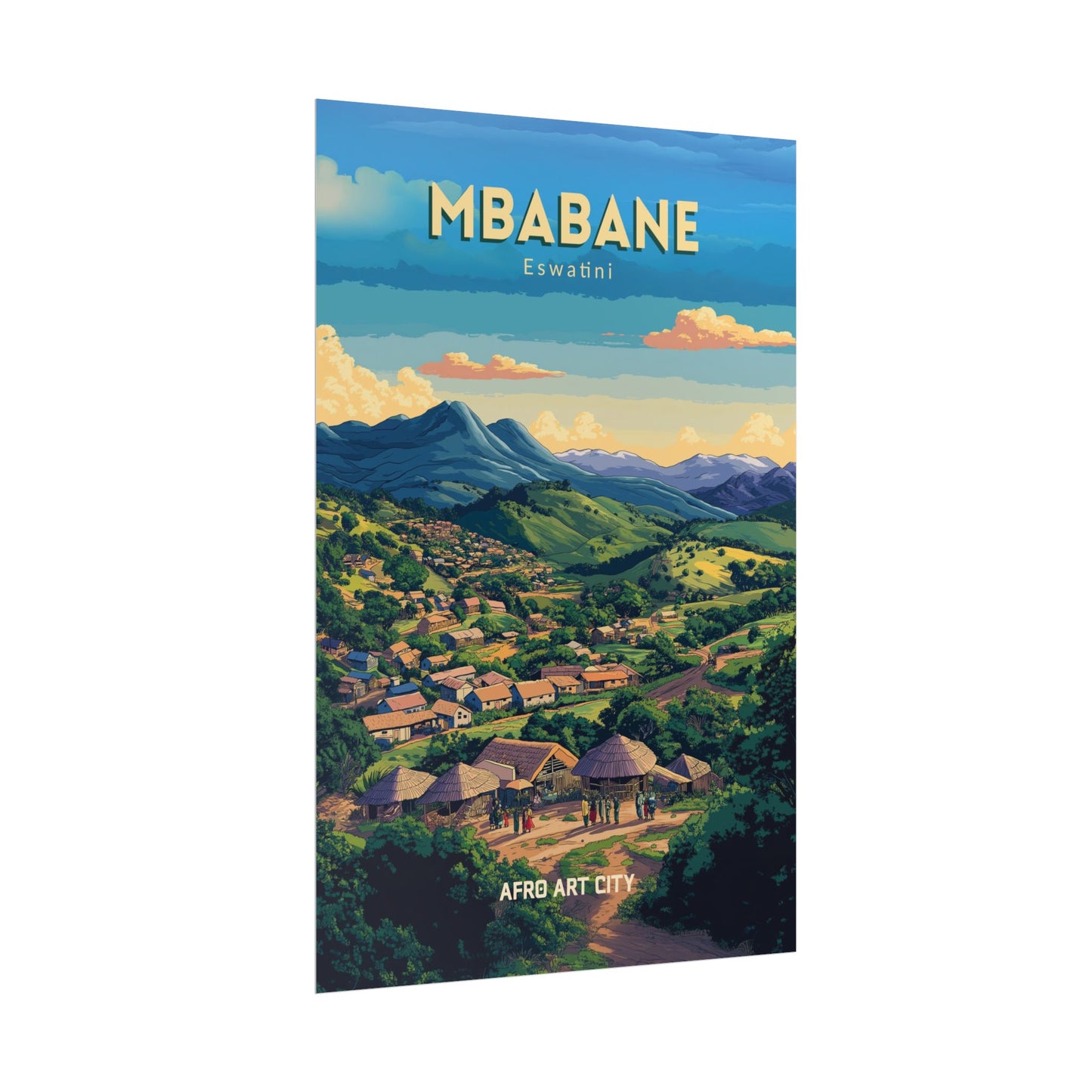 🇸🇿 Eswatini - Mbabane ｜ Poster