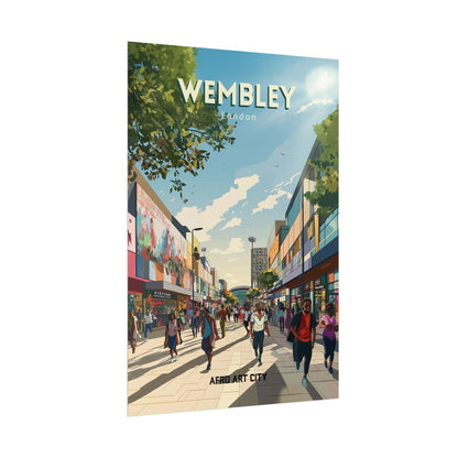 🇬🇧 United Kingdom - Wembley ｜ Poster