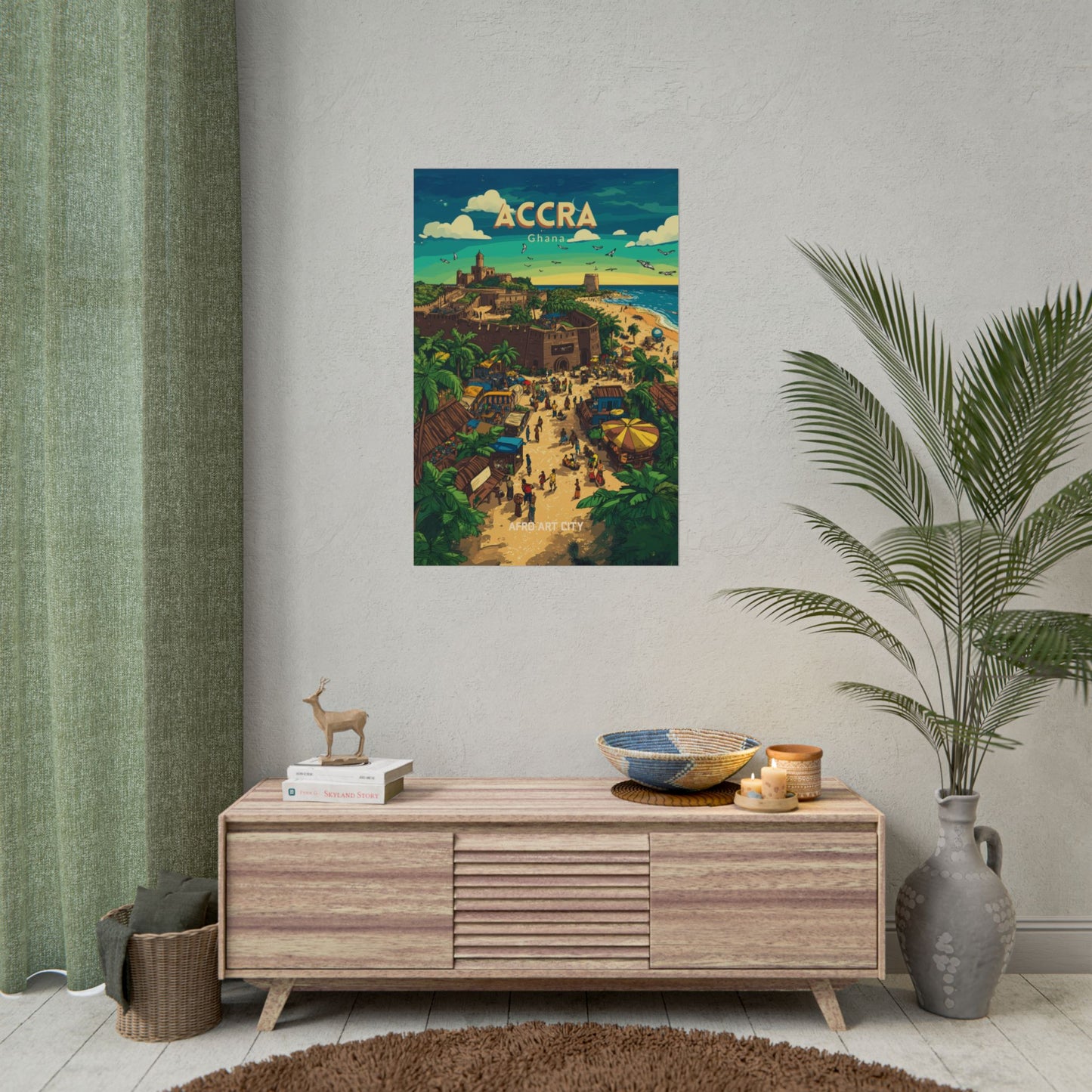 🇬🇭 Ghana - Accra ｜ Poster
