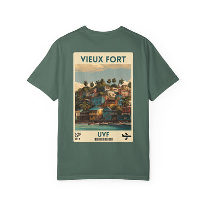Saint Lucia - Vieux Fort | Heritage Travel T-Shirt