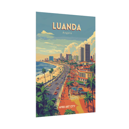 🇦🇴 Angola - Luanda ｜ Poster