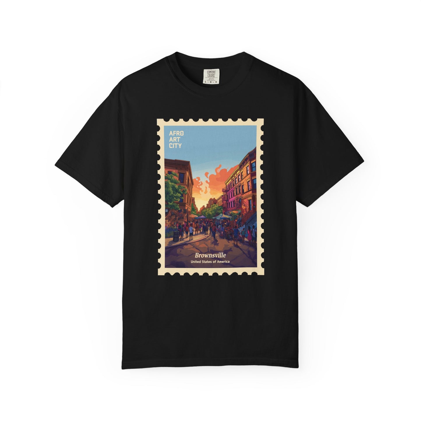 United States - New York, Brownsville | Postcards Travel T-Shirt
