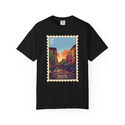 United States - New York, Brownsville | Postcards Travel T-Shirt