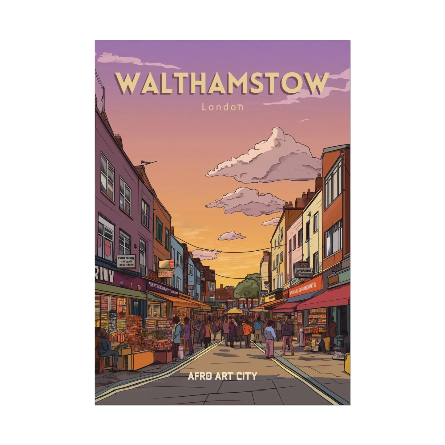🇬🇧 United Kingdom - Walthamstow ｜ Poster