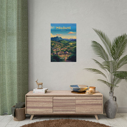 🇸🇿 Eswatini - Mbabane ｜ Poster