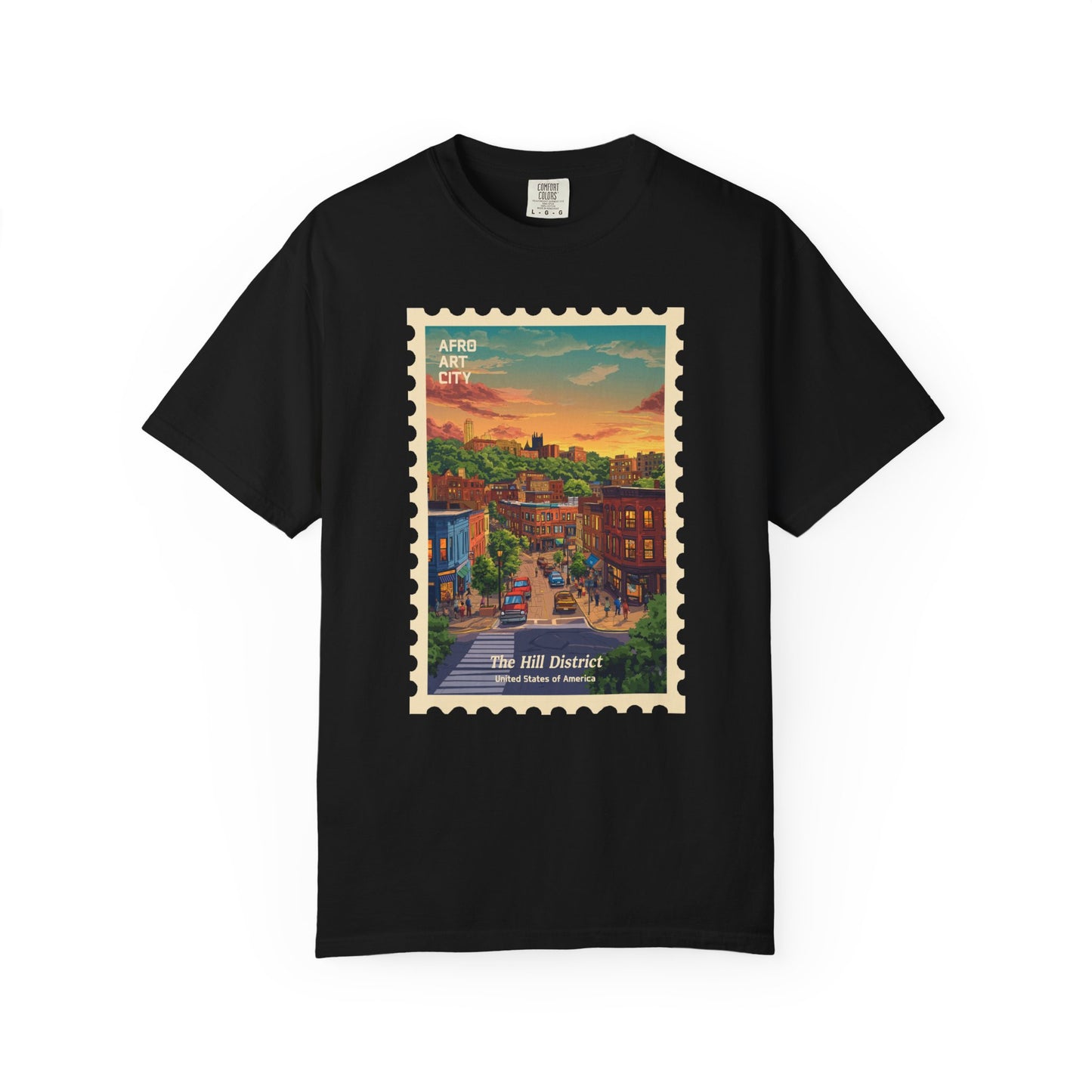 United States - Philadelphia, Pittsburgh, The Hill District | Postcards Travel T-Shirt