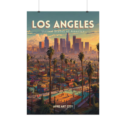 🇺🇸 United States of America - Los Angeles, CA ｜ Poster