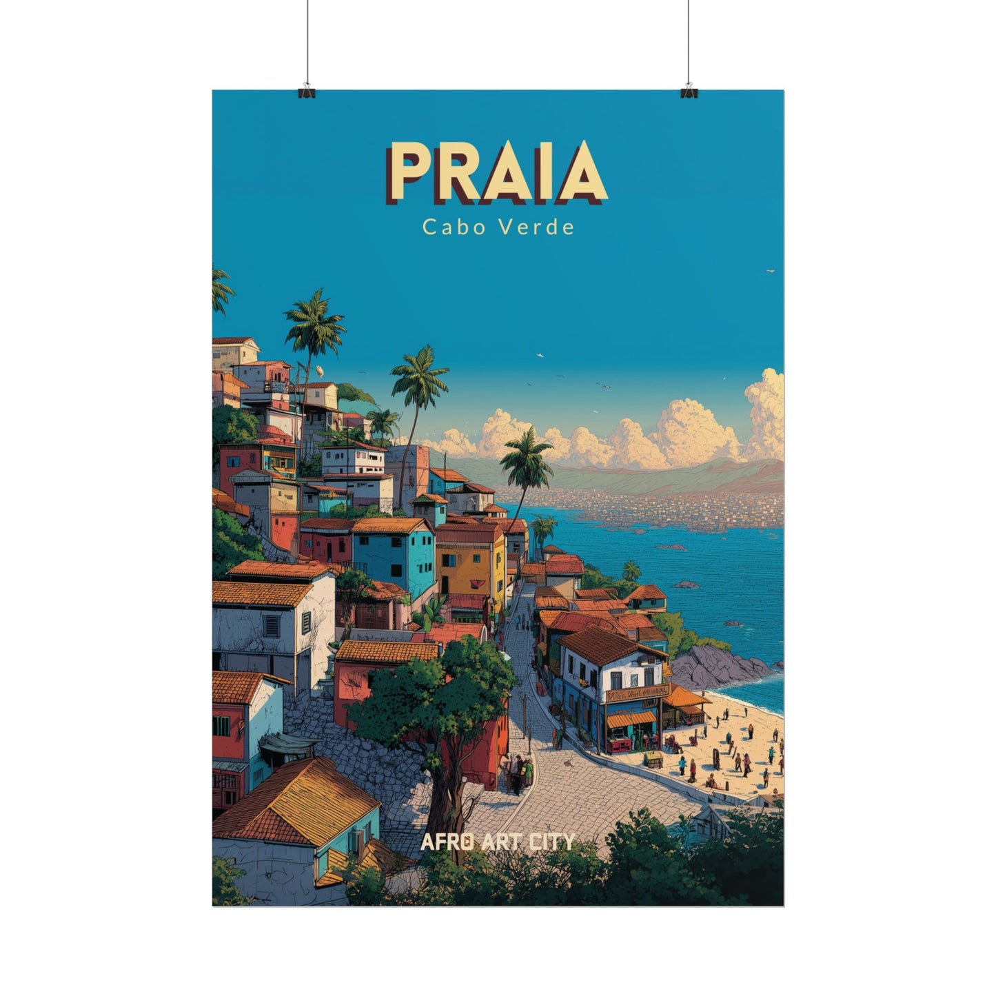 Cabo Verde - Praia ｜ Poster